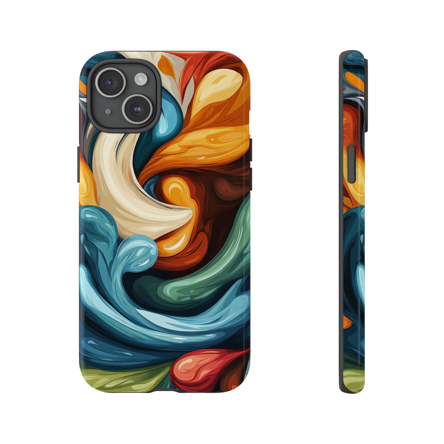 Color Current – Fluid Energy Abstract Phone Case for iPhone, Samsung & Pixel