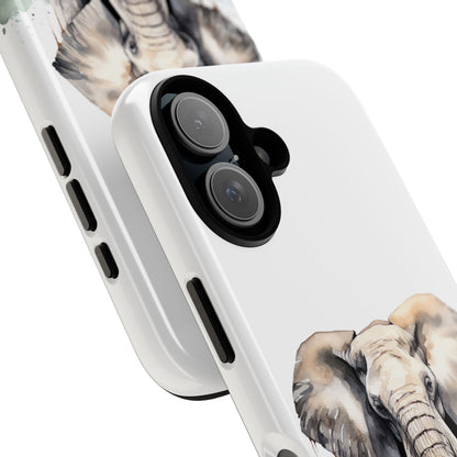 Safari Watercolor Elephant Mobile Cover – Artistic Wildlife Design