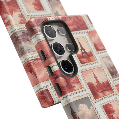 Vintage Postcard Stamps Phone Case