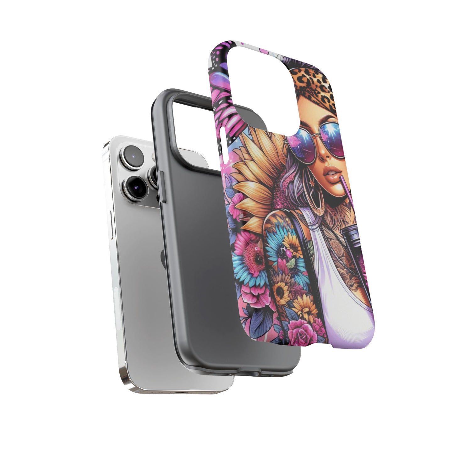 Boho Summer Vibes – Floral Chic & Butterfly Aesthetic Mobile Cover