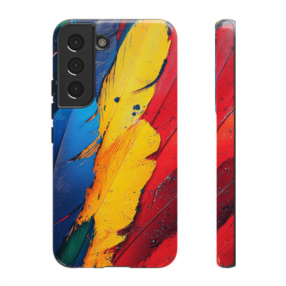 Tropical Macaw Feather Phone Case for iPhone, Samsung & Google Pixel