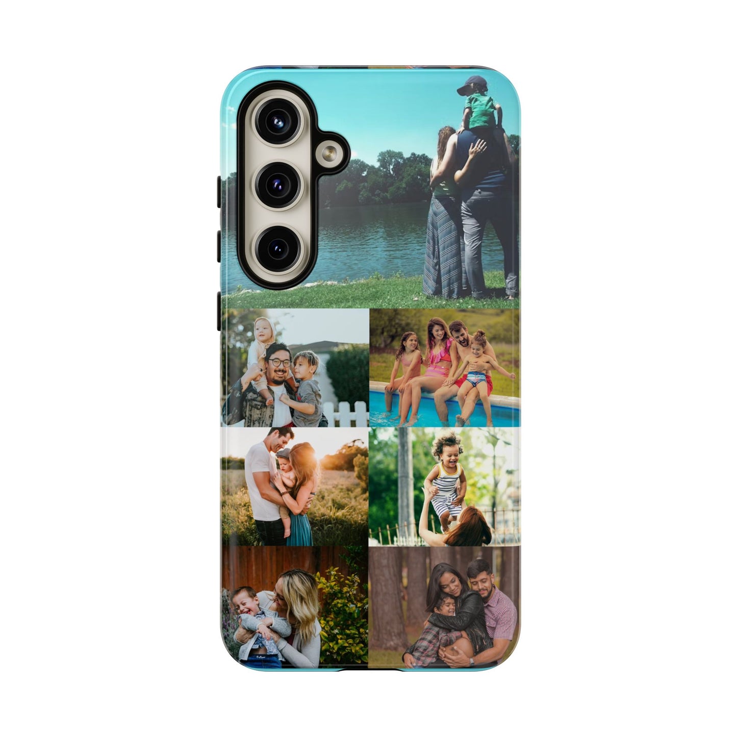 Personalised Custom Photo Collage Phone Case – Add Your Images/Loving Memory – Unique Gift for iPhone, Samsung  & Google Pixel – Protective & Stylish Cover, Couples Gift