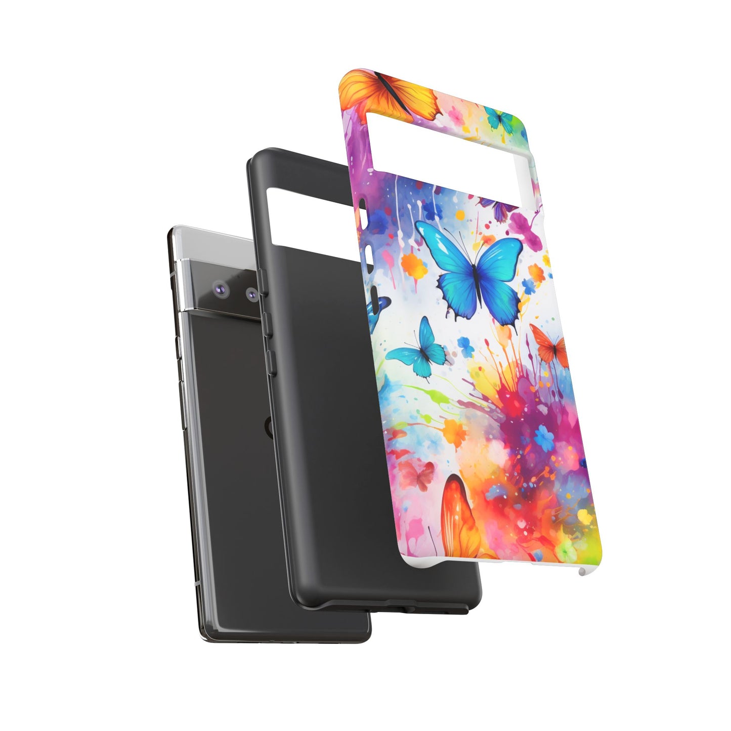 Vibrant Watercolor Butterfly Mobile Case