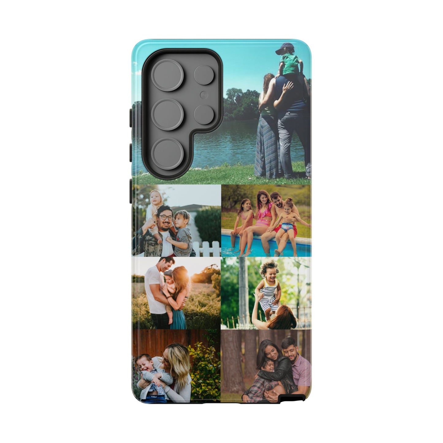 Personalised Custom Photo Collage Phone Case – Add Your Images/Loving Memory – Unique Gift for iPhone, Samsung  & Google Pixel – Protective & Stylish Cover, Couples Gift