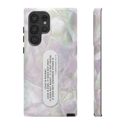 Customized Bible Verse Phone Case – Custom Christian Scripture Cover, Crystal Phone Case, Unique Gift for iPhone, Samsung  & Google Pixel – Protective & Stylish Cover"