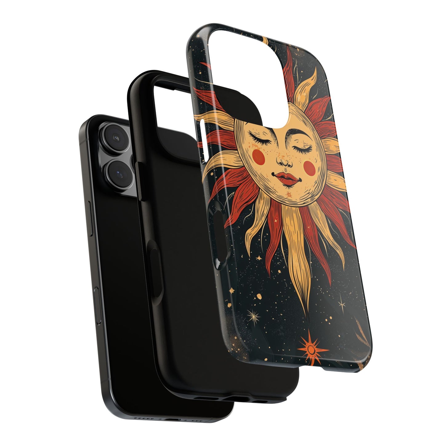 Boho Cosmic Sun Phone Case for iPhone, Pixel & Samsung