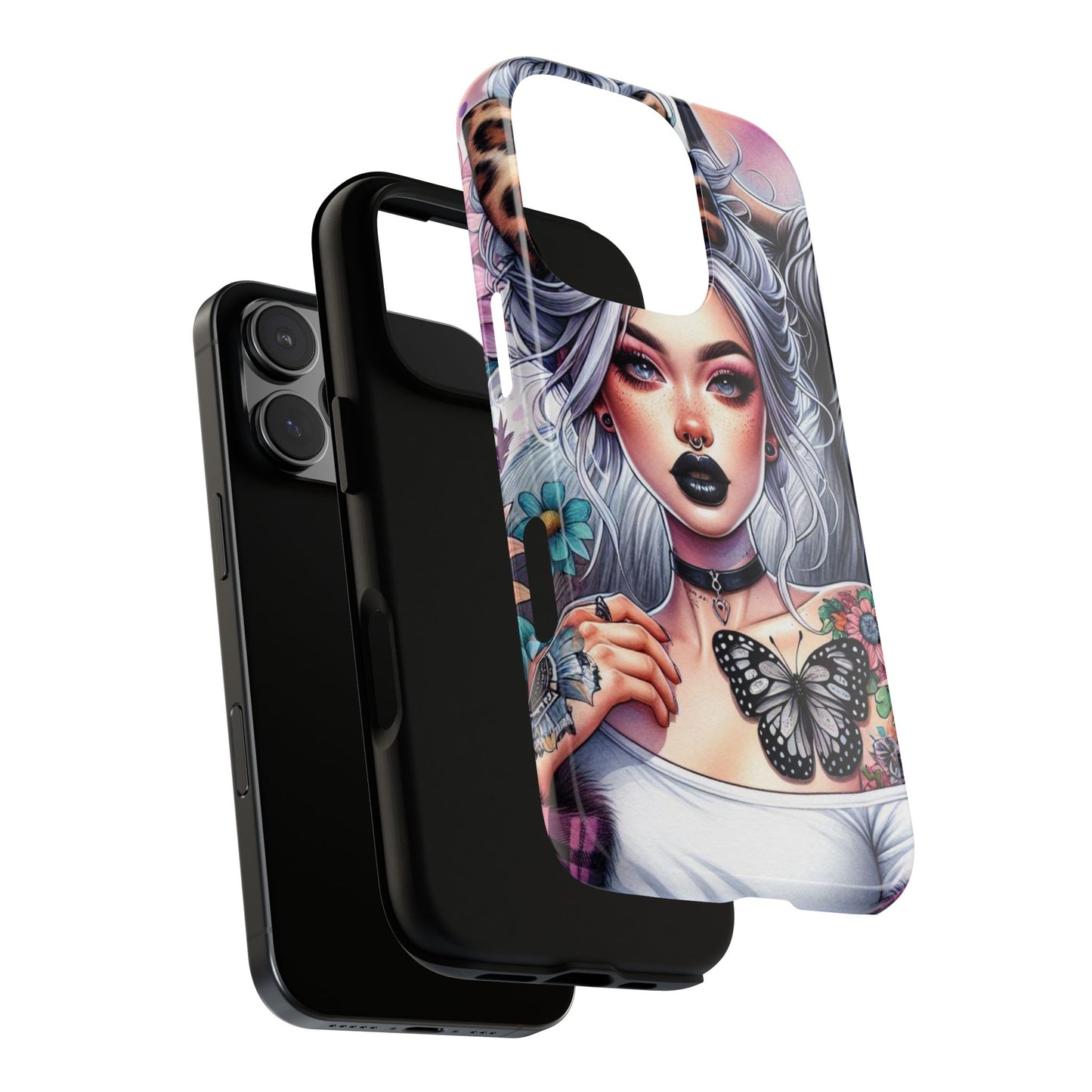 Wild Spirit – Gothic Chic & Nature Fusion Mobile Cover