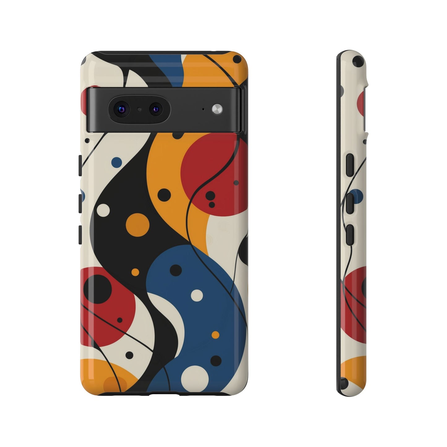 Bauhaus Style Terrazzo Phone Case – iPhone, Google Pixel, Samsung