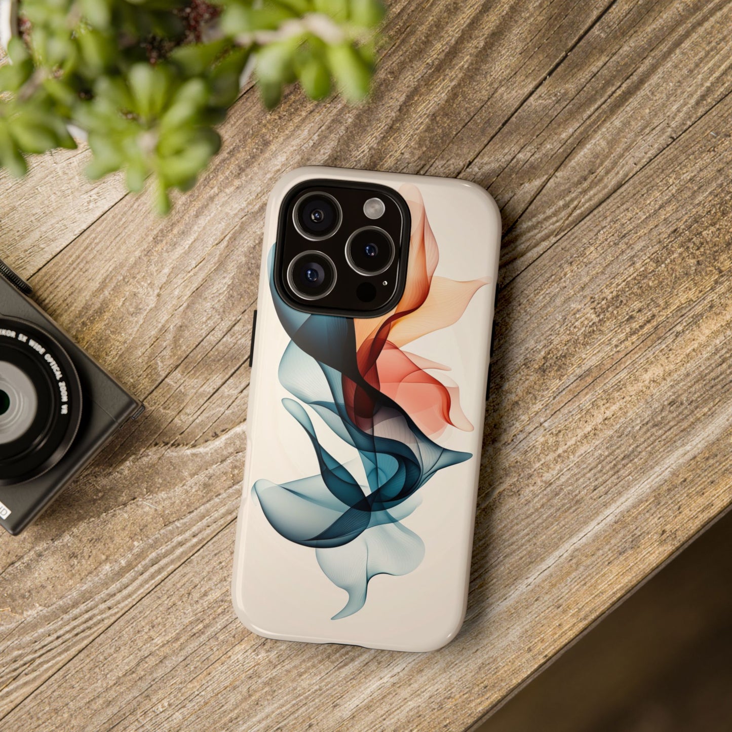 Ethereal Flow – Minimal Abstract Phone Case for iPhone, Google Pixel, Samsung