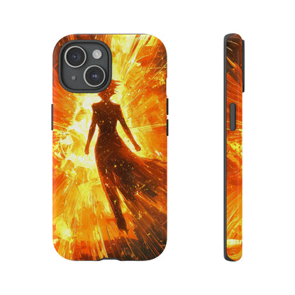 Solar Ascension | Silhouette of Fire Phone Case for iPhone, Samsung & Pixel