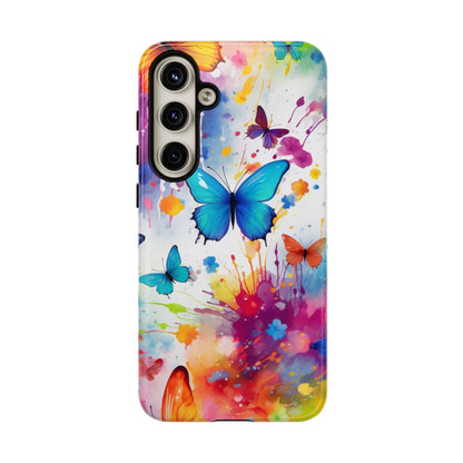 Vibrant Watercolor Butterfly Mobile Case
