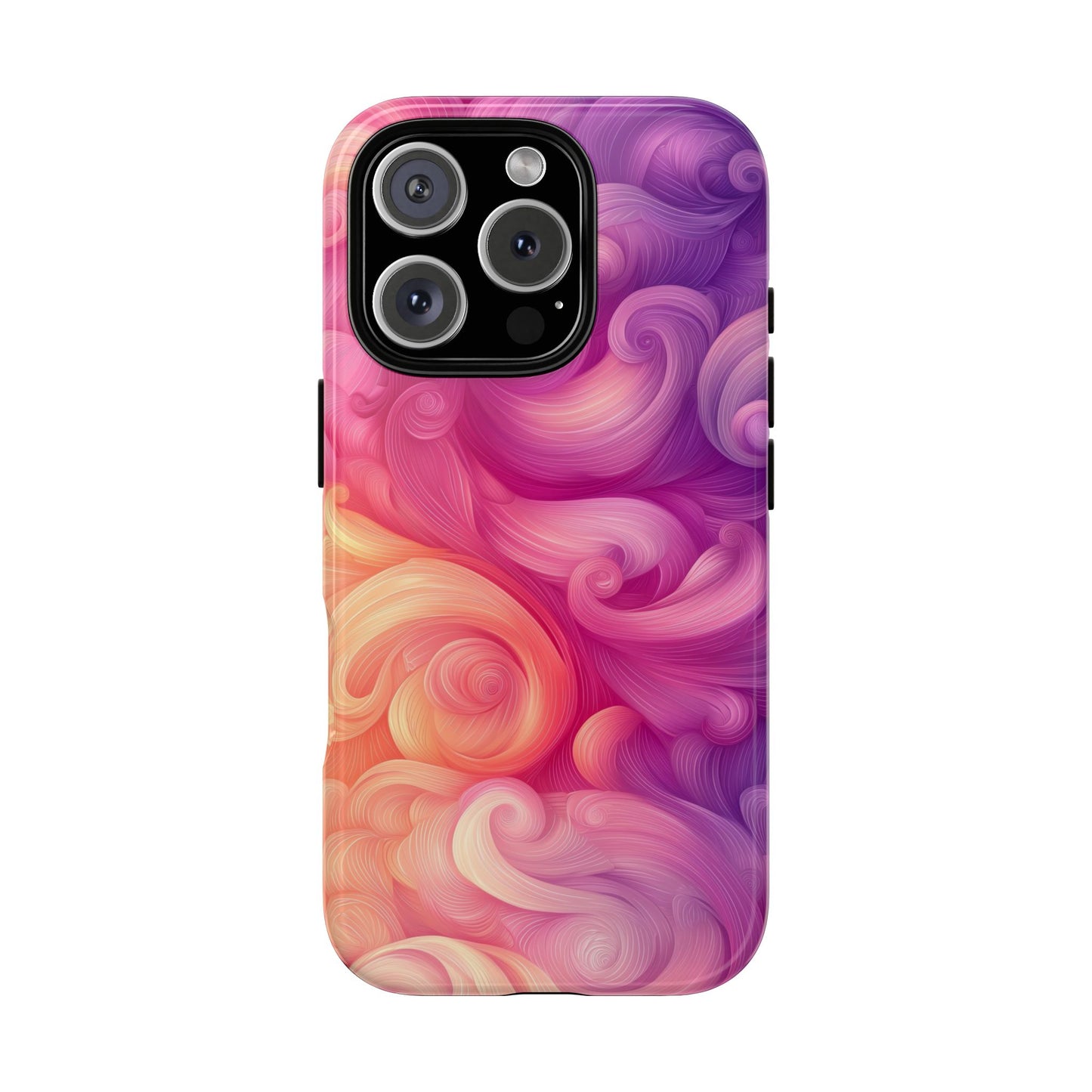 Cotton Candy Swirl Watercolor Phone Case for iPhone, google Pixel & Samsung