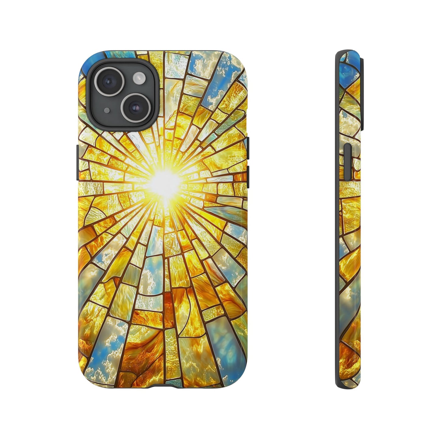 Heavenly Light – Radiant Sunburst Phone Case for iPhone, Samsung & Pixel