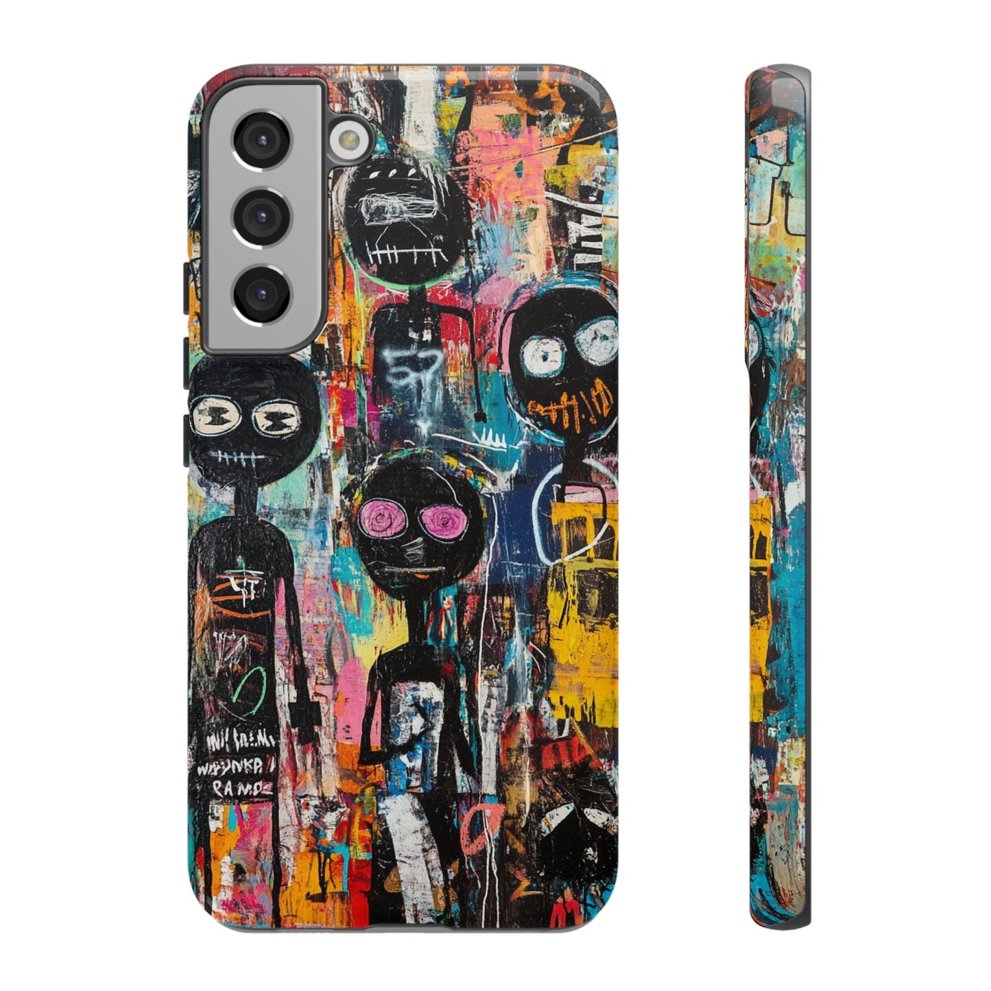 Basquiat Art iPhone Case – Modern Urban Graffiti Design - iPhone, Samsung & Google Pixel Cover - Artistic Painting Case,  Art Lover Gift