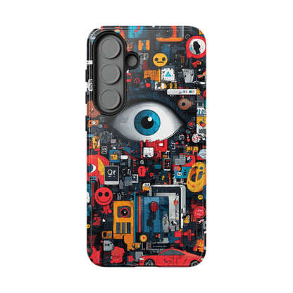 Contemporary Art Phone Case – Basquiat Graffiti Cover - iPhone, Samsung & Google Pixel Cover - Artistic Painting Case,  Art Lover Gift