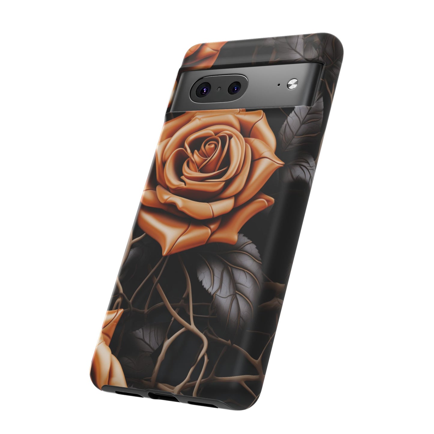Midnight Gold Rose Mobile Case