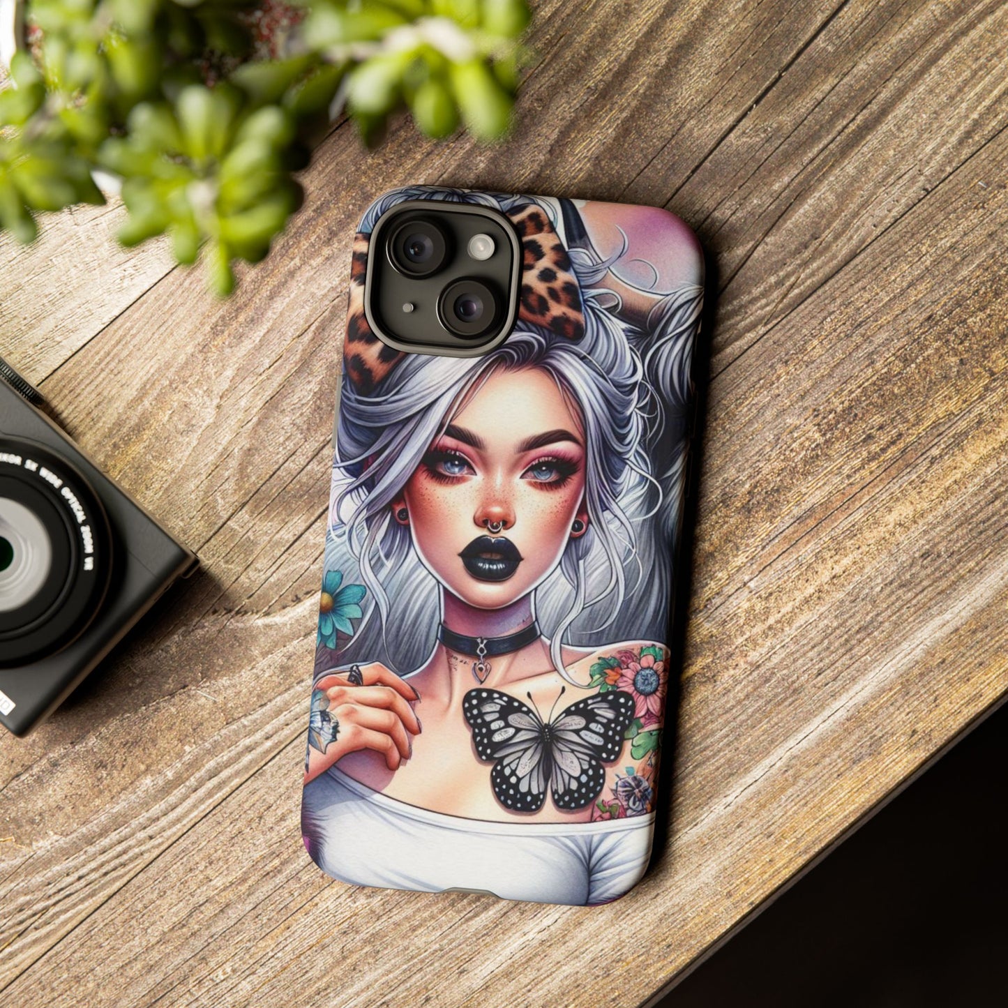 Wild Spirit – Gothic Chic & Nature Fusion Mobile Cover