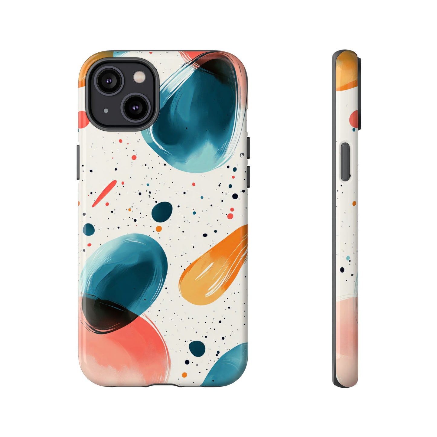 Color Swirl Splash – Abstract Art Phone Case for iPhone, Samsung & Pixel
