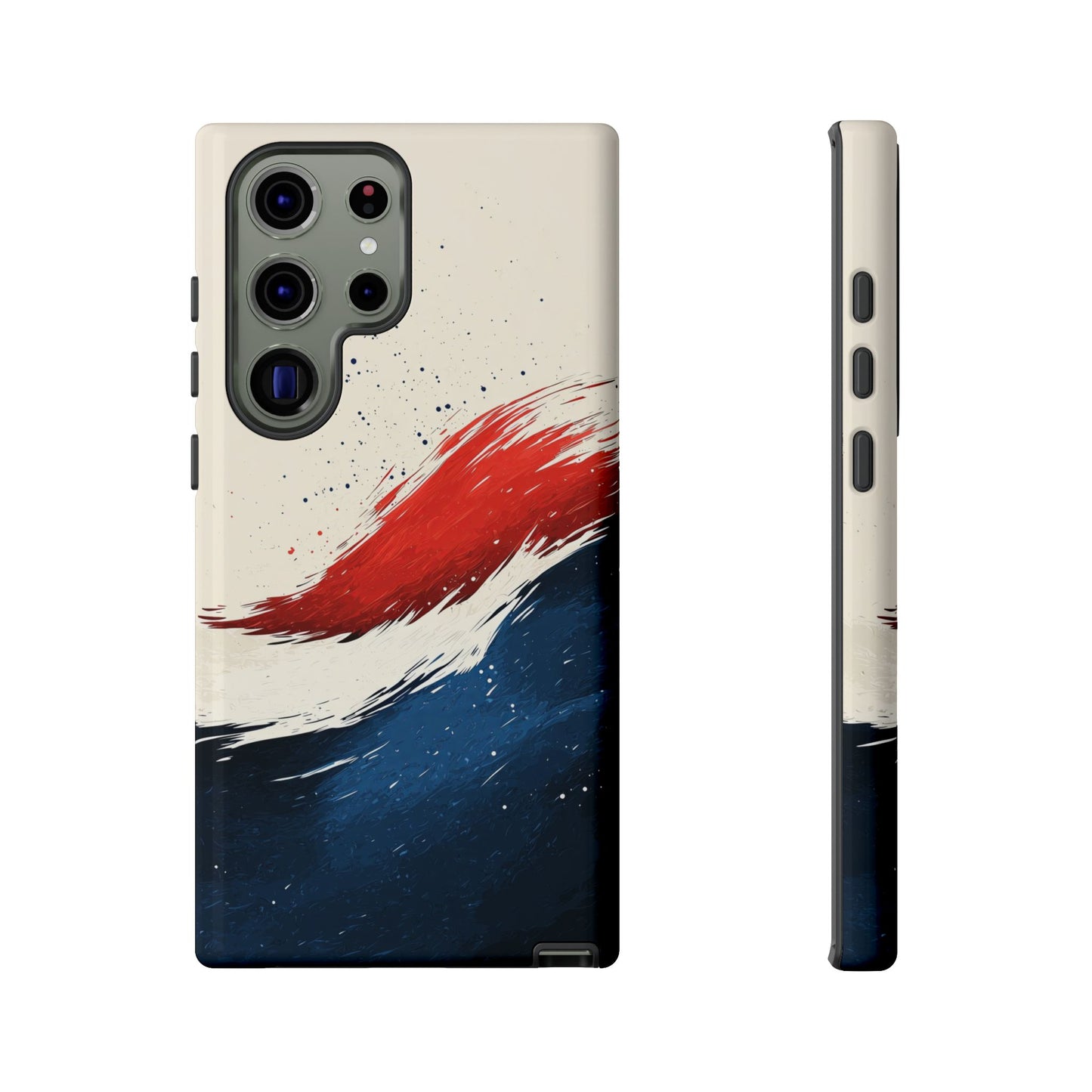 Crimson Tide – Artistic Brushstroke Abstract Case for iPhone, Google Pixel, Samsung