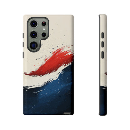 Crimson Tide – Artistic Brushstroke Abstract Case for iPhone, Google Pixel, Samsung