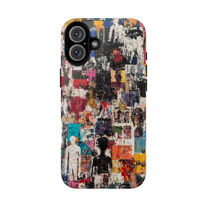 Graffiti Phone Case – Basquiat Street Art Design - iPhone, Samsung & Google Pixel Cover - Artistic Painting Case,  Art Lover Gift