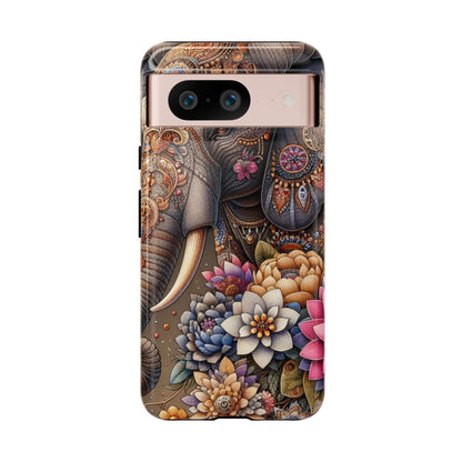 Royal Ornate Elephant Mobile Cover – Luxurious Bohemian Art