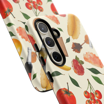 Fresh Fruits & Veggies Pattern Phone Case