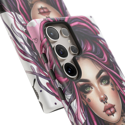 Neon Gothic Beauty Mobile Case