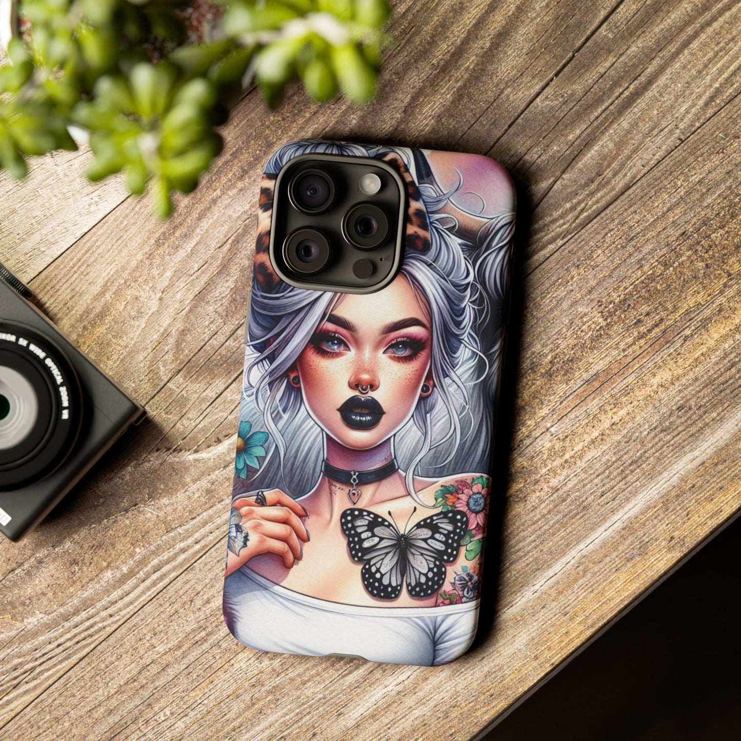 Wild Spirit – Gothic Chic & Nature Fusion Mobile Cover