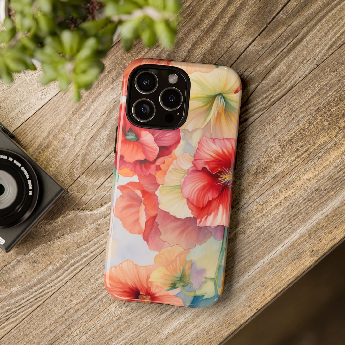 Floral Harmony Watercolor Mobile Case