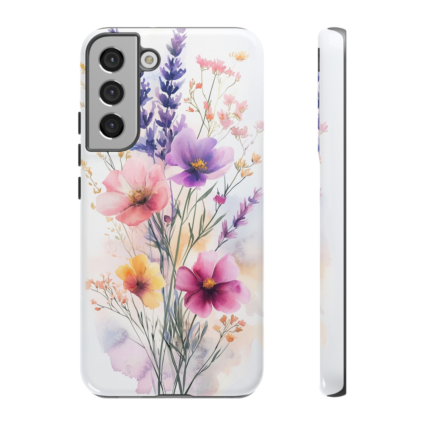Blooming Meadow Watercolor Phone Case for iPhone, google Pixel & Samsung