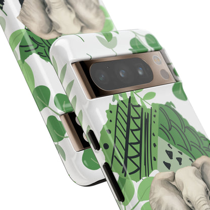 Tropical Elephant Mobile Cover – Nature-Inspired Boho Art