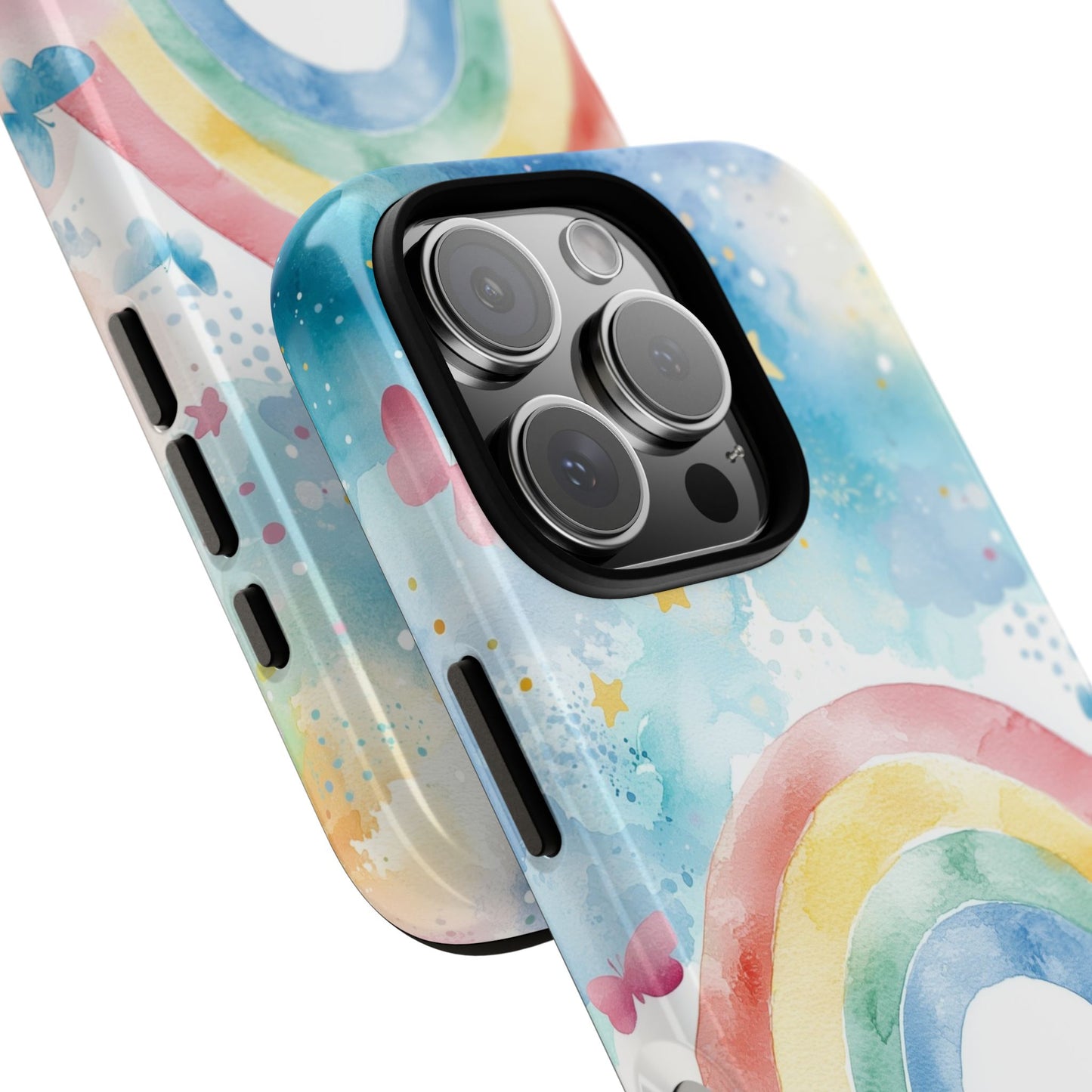 Mystic Splash Rainbow Watercolor Phone Case for iPhone, google Pixel & Samsung