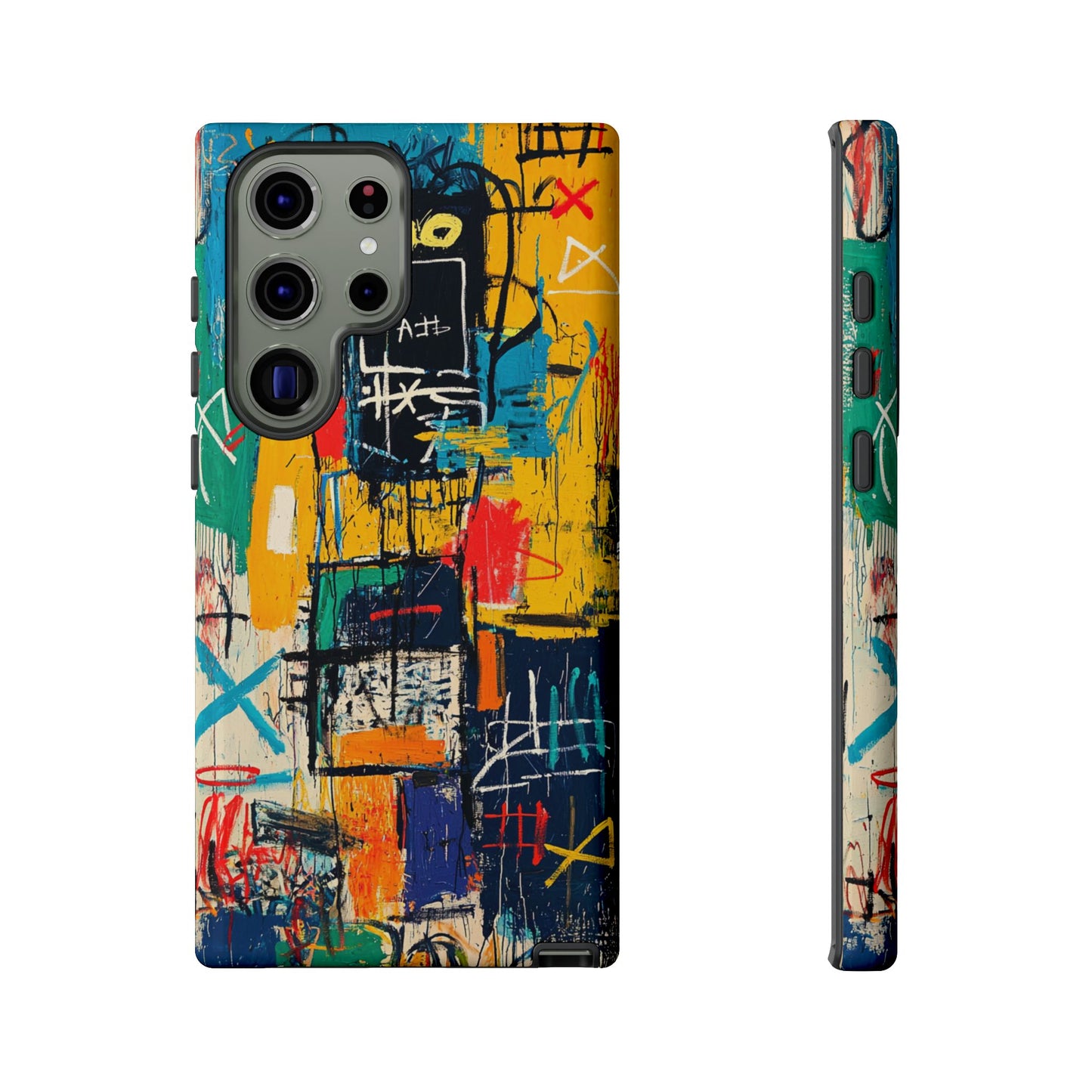Basquiat Phone Case – Urban Street Art Design - iPhone, Samsung & Google Pixel Cover - Artistic Painting Case,  Art Lover Gift