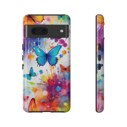 Vibrant Watercolor Butterfly Mobile Case