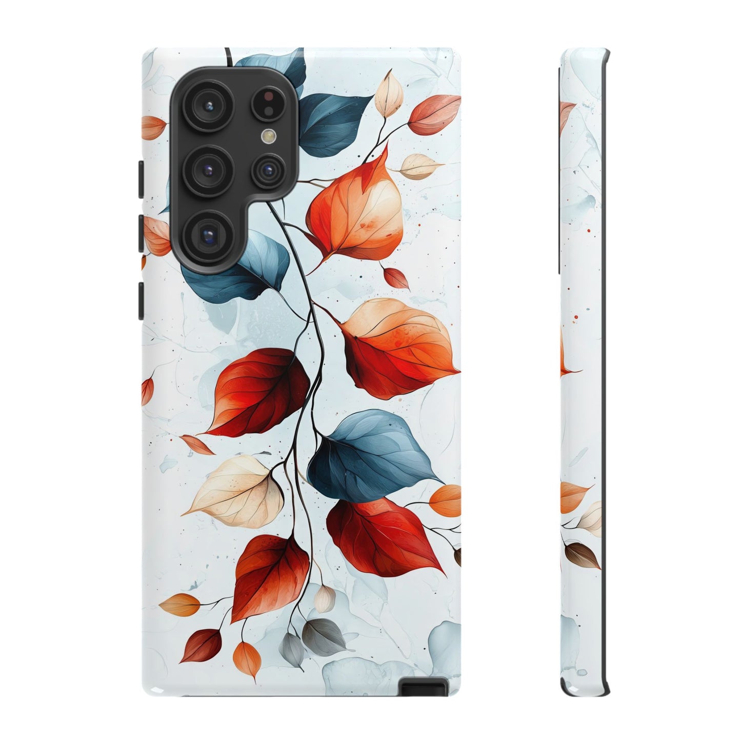 Crimson Drift | Minimalist Botanical Phone Case for iPhone, Pixel & Samsung