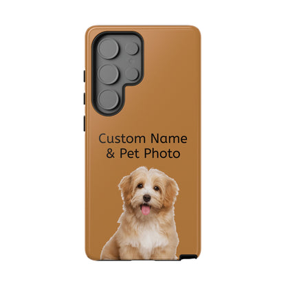 Personalized Custom Pet Phone Case – Add Your Name, Pet Photo or Any Text– Unique Gift for iPhone, Samsung  & Google Pixel – Protective & Stylish Cover"