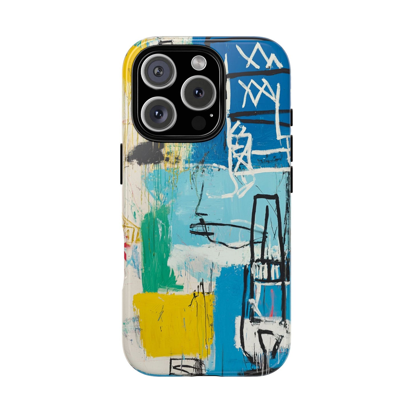 Artistic Phone Case – Jean-Michel Basquiat Graffiti Art - iPhone, Samsung & Google Pixel Cover - Artistic Painting Case,  Art Lover Gift