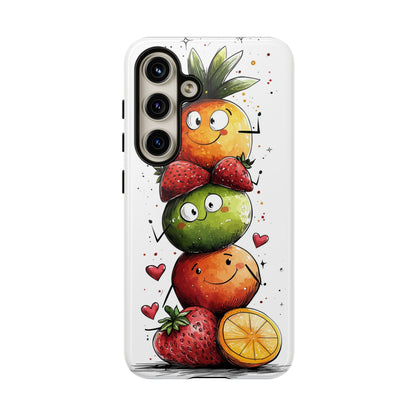 Cute Fruit Stack Phone Case – Fun & Playful Anime Art for iPhone, Google Pixel & Samsung