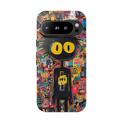 Urban Art iPhone Case – Basquiat Graffiti Style Cover - iPhone, Samsung & Google Pixel Cover - Artistic Painting Case,  Art Lover Gift