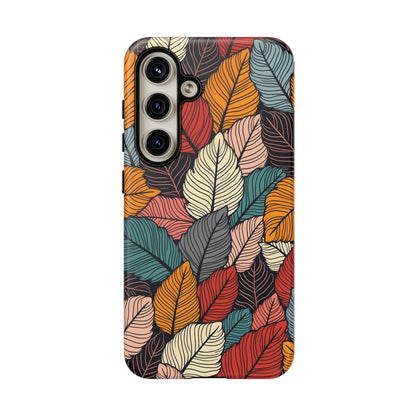Colorful Abstract Leaves Pattern Design