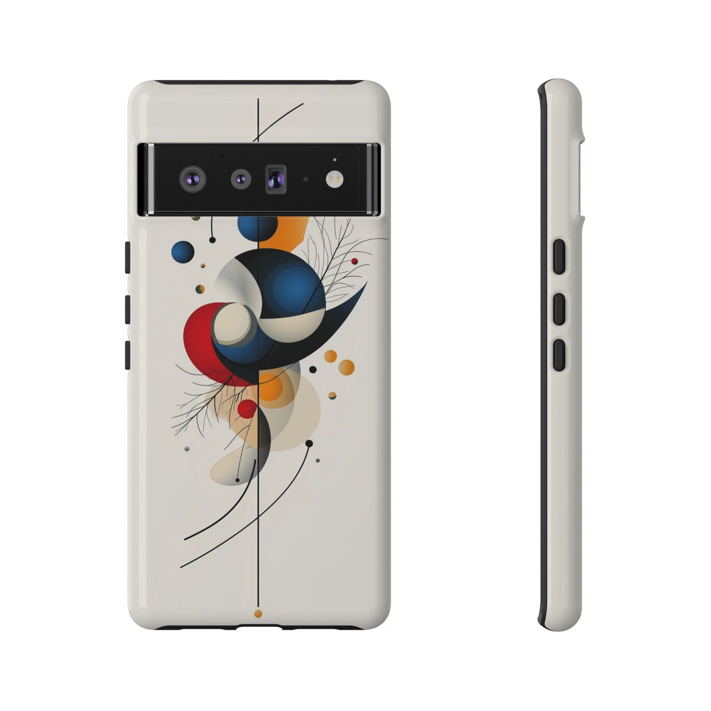 Celestial Balance – Abstract Geometric Phone Case for iPhone, Samsung & Pixel