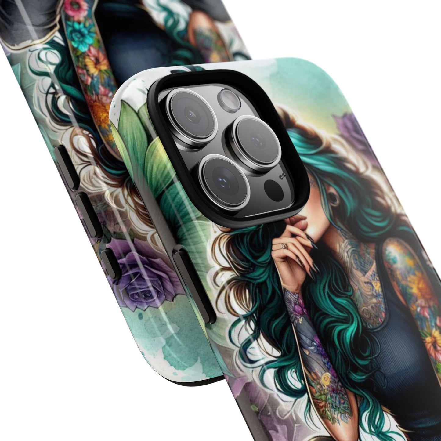 Urban Wildflower – Edgy Tattooed Beauty Mobile Cover
