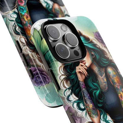 Urban Wildflower – Edgy Tattooed Beauty Mobile Cover