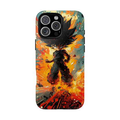 Mini Warrior Rage | Chibi Power Surge Phone Case for iPhone, Samsung & Pixel