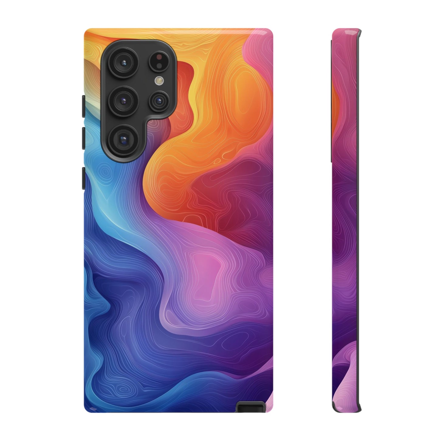 Aurora Flow Watercolor Phone Case for iPhone, google Pixel & Samsung