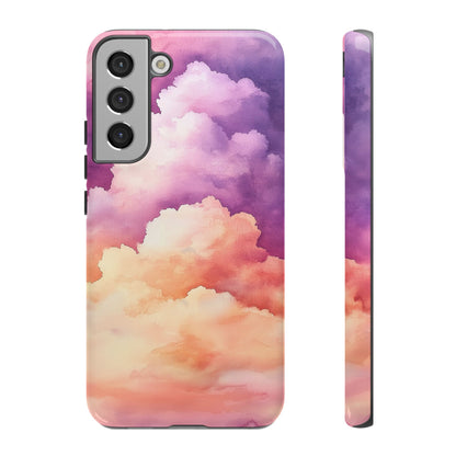 Cotton Candy Skies Watercolor Phone Case for iPhone, google Pixel & Samsung