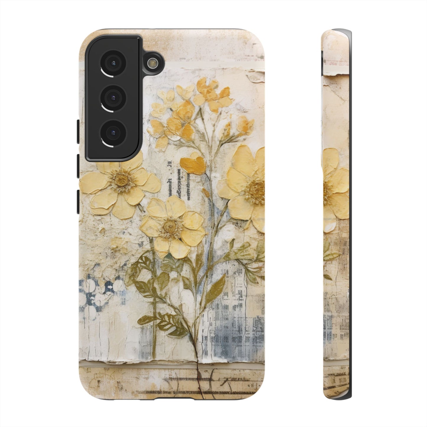 Vintage Botanical Floral Mobile Case