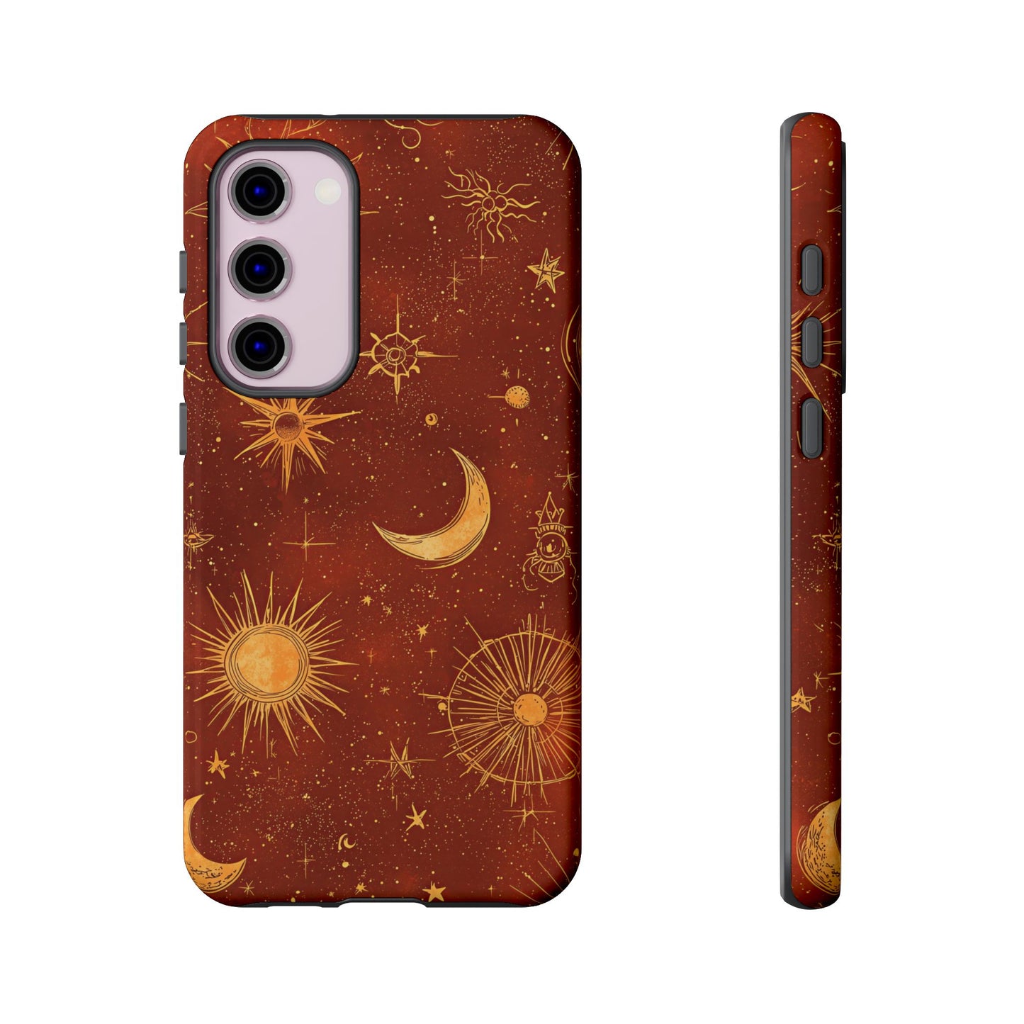Terracotta Celestial Dreams Boho Phone Case for iPhone, Pixel & Samsung