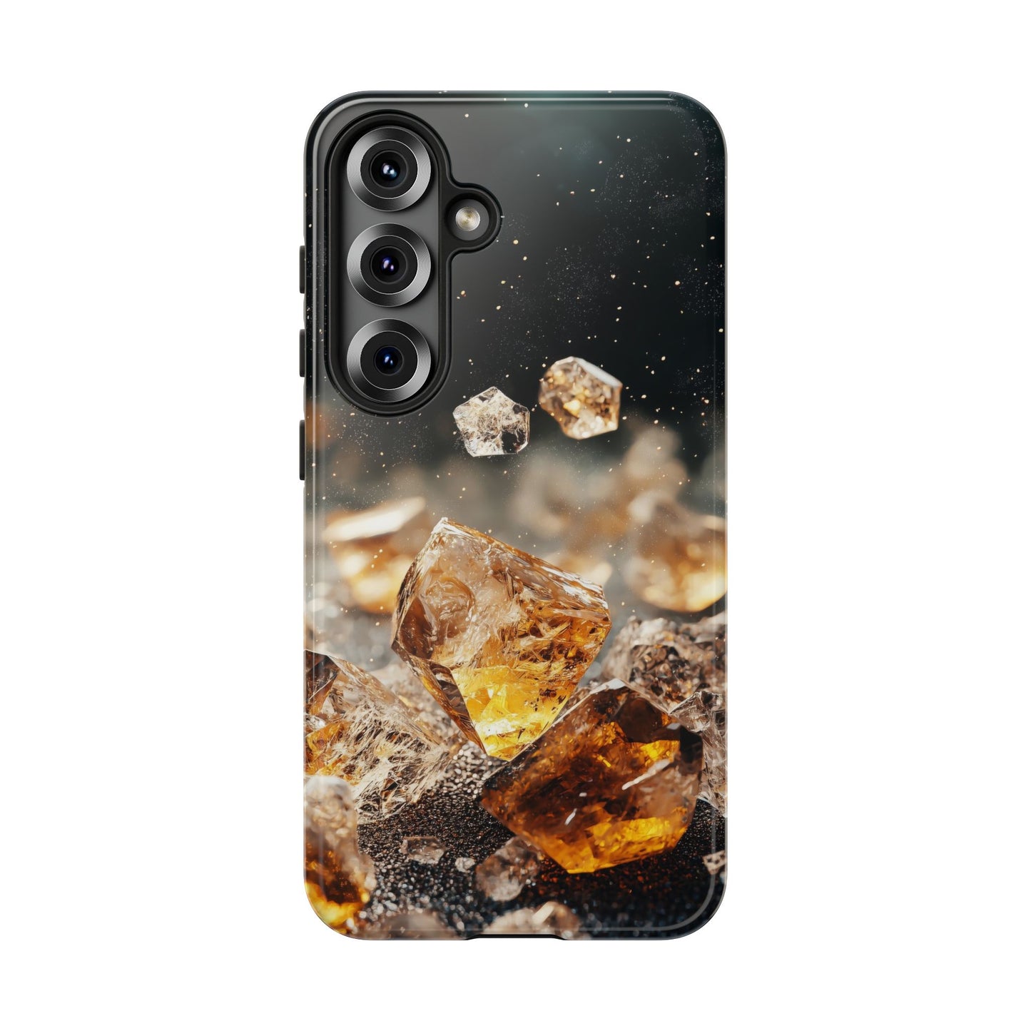 Golden Ember Crystal Phone Case for iPhone, Samsung & Google Pixel